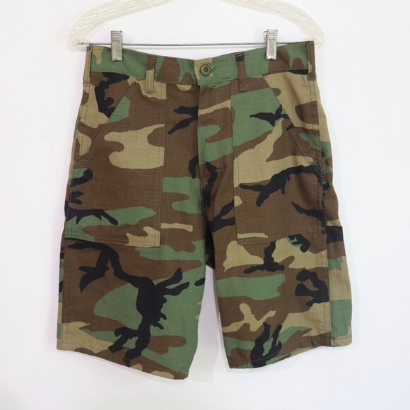 Stan Ray Fatigue Shorts Woodland Camo Size 30 (True Waist Size 31.5) NWT - Picture 3 of 9